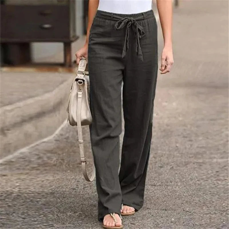 Ankle-Length Straight-Leg Trousers — Women's | Tailored Fit | Polished Essential