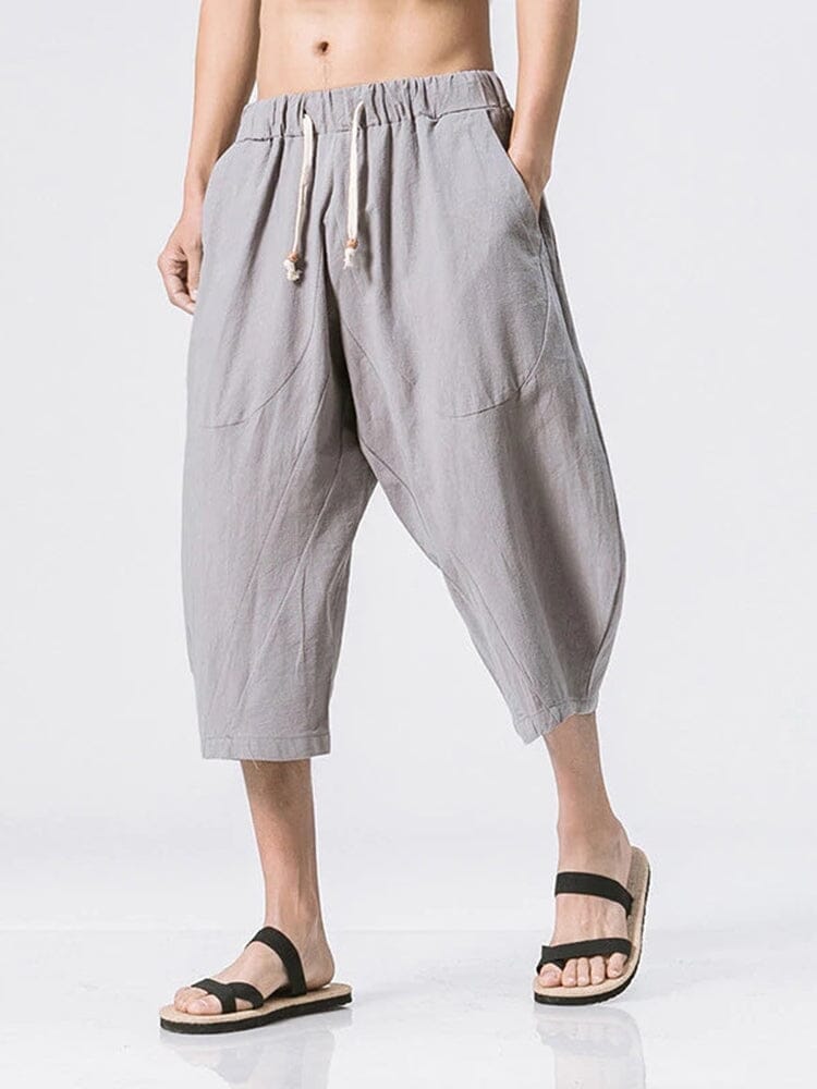 3/4-Length Woven Shorts — Men's | Relaxed Fit | Easy Summer Essential