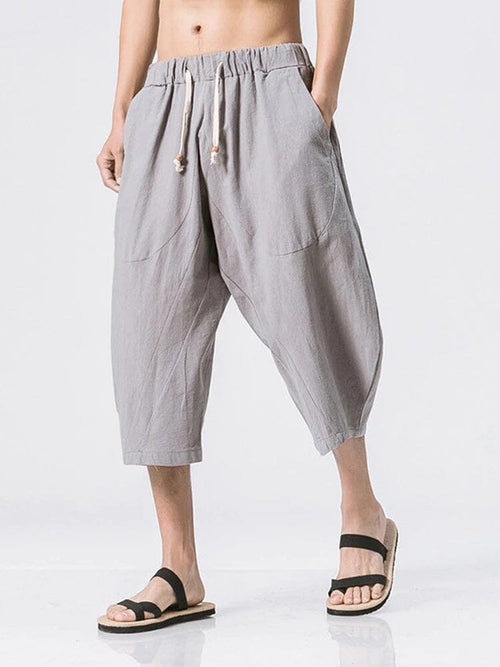 3/4-Length Woven Shorts — Men's | Relaxed Fit | Easy Summer Essential
