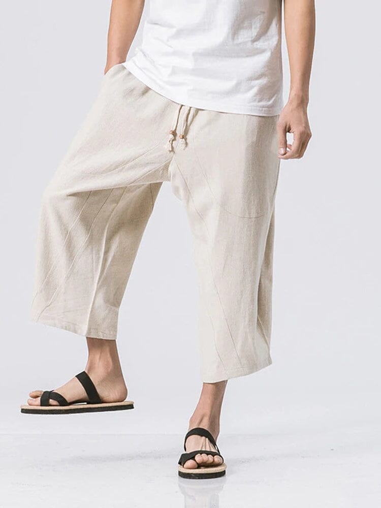 3/4-Length Woven Shorts — Men's | Relaxed Fit | Easy Summer Essential