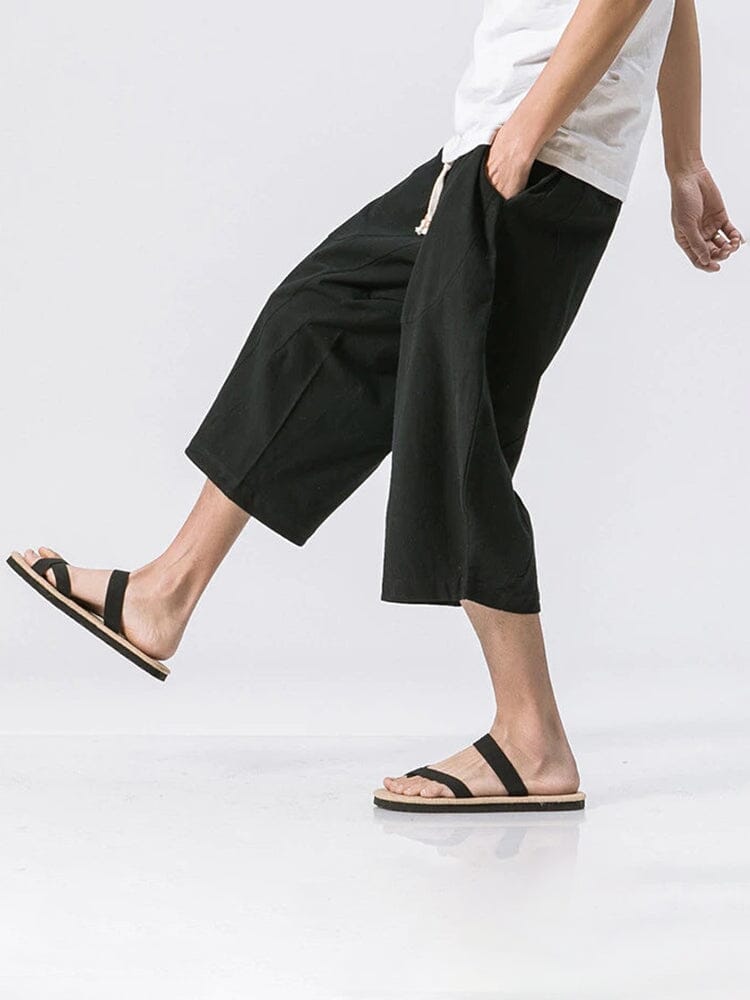 3/4-Length Woven Shorts — Men's | Relaxed Fit | Easy Summer Essential