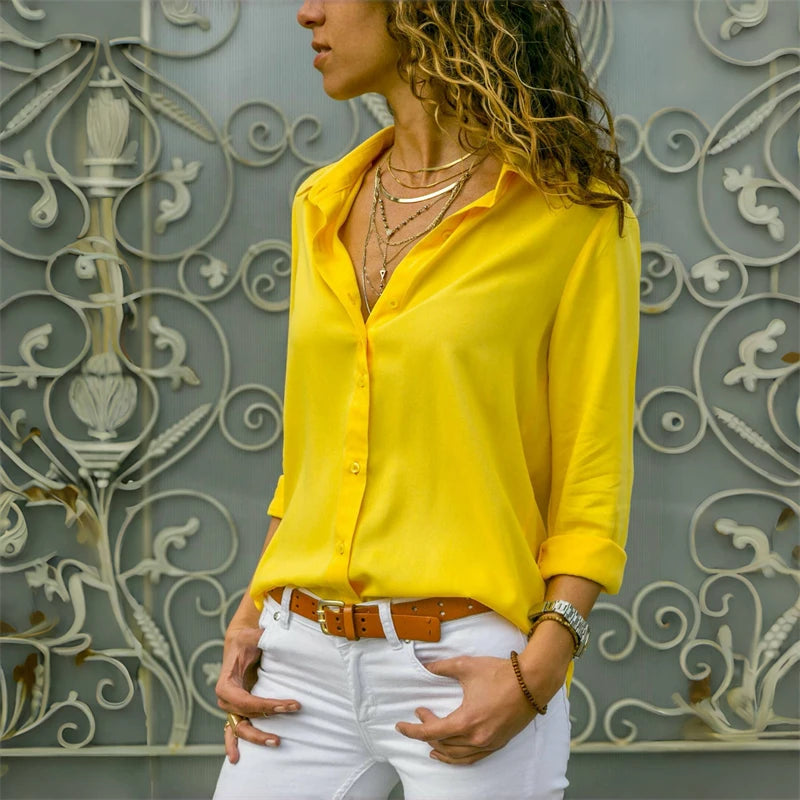 Oversized Woven Resort Shirt — Women's | Relaxed Open Fit | Holiday Essential