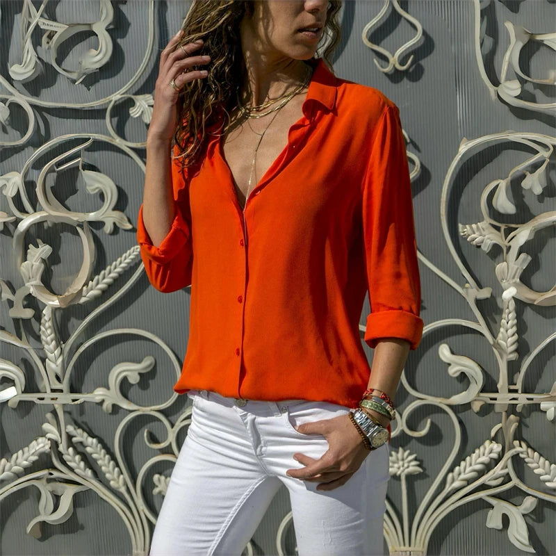 Oversized Woven Resort Shirt — Women's | Relaxed Open Fit | Holiday Essential