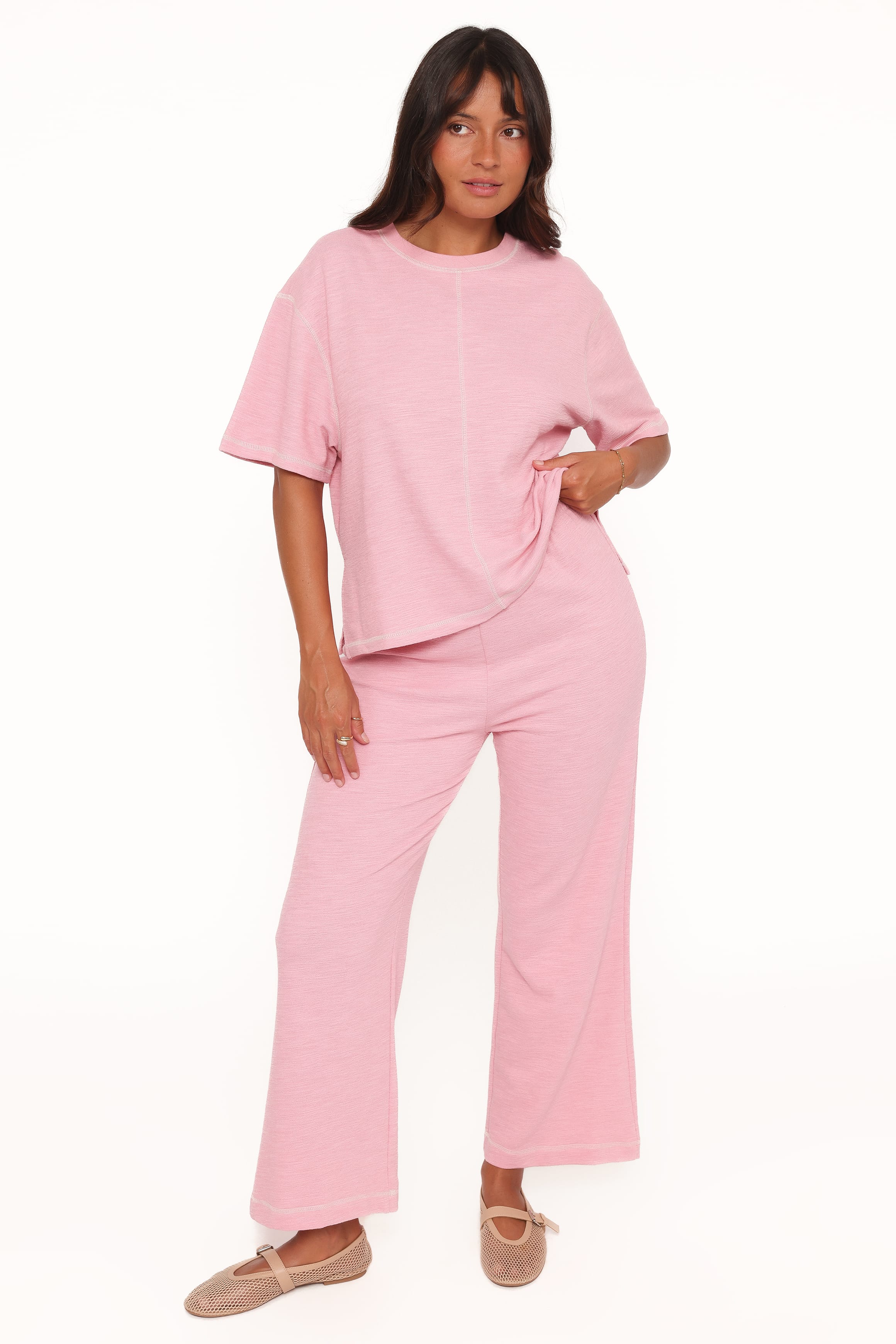 Angler — Soft Ribbed Knit Two-Piece Set | Stretch Fit | Relaxed Style
