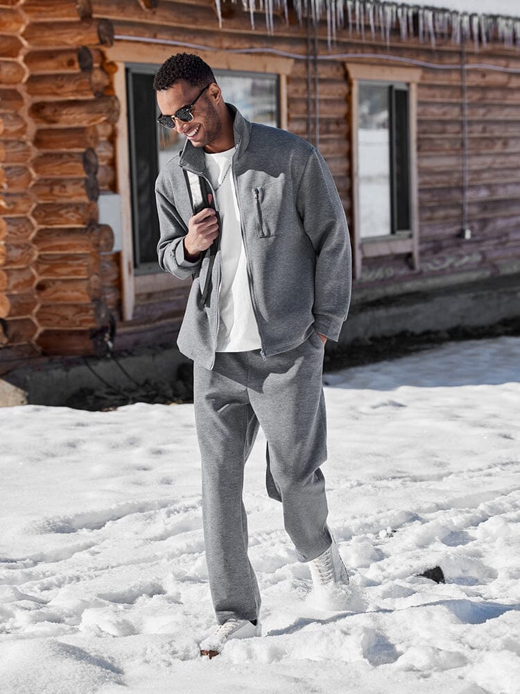 Woven Jacket & Trousers Set — Men's | Regular Fit | Smart Active Casual