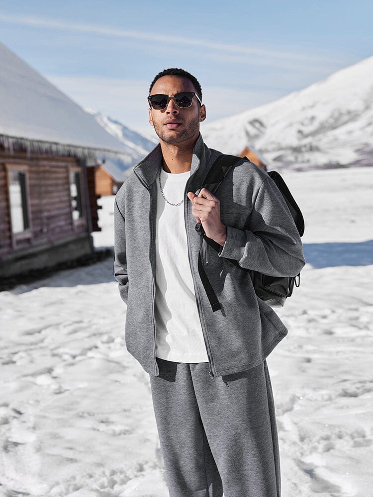 Woven Jacket & Trousers Set — Men's | Regular Fit | Smart Active Casual