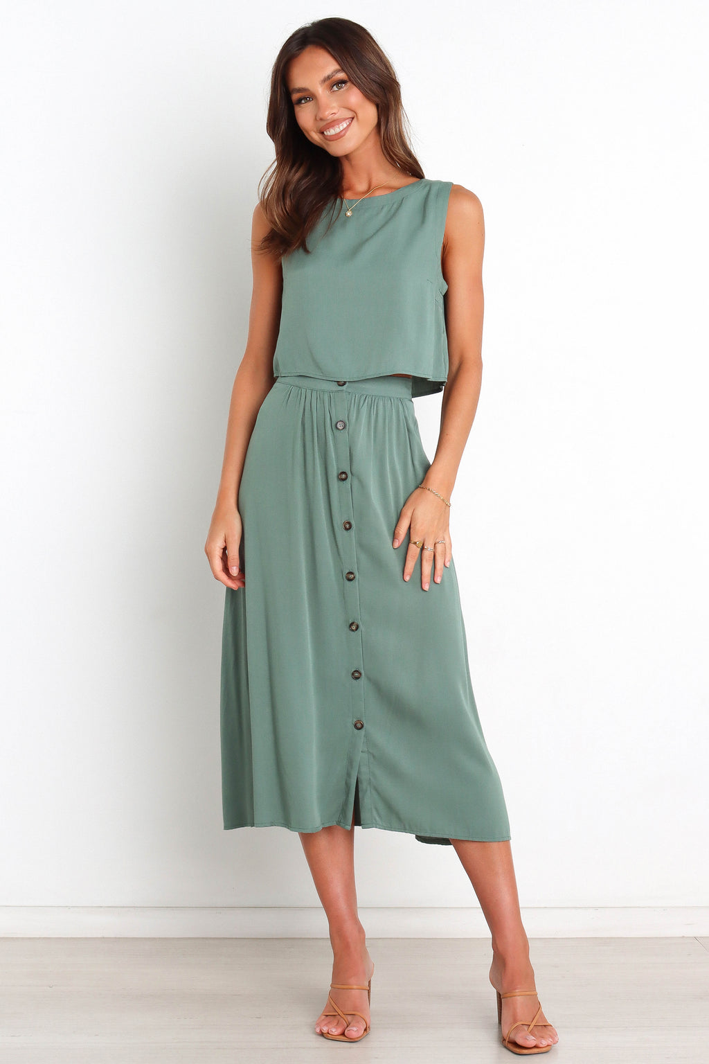 Ava — Woven Mini Skirt | Clean A-Line | Fresh & Modern Styling