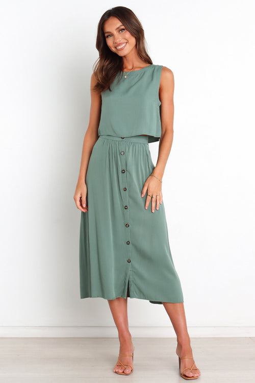 Ava — Woven Mini Skirt | Clean A-Line | Fresh & Modern Styling