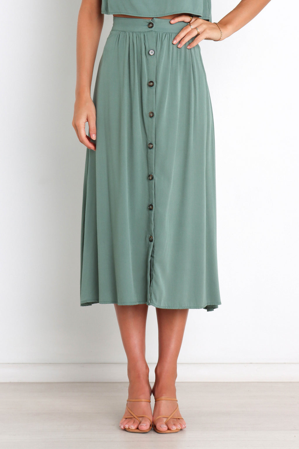 Ava — Woven Mini Skirt | Clean A-Line | Fresh & Modern Styling