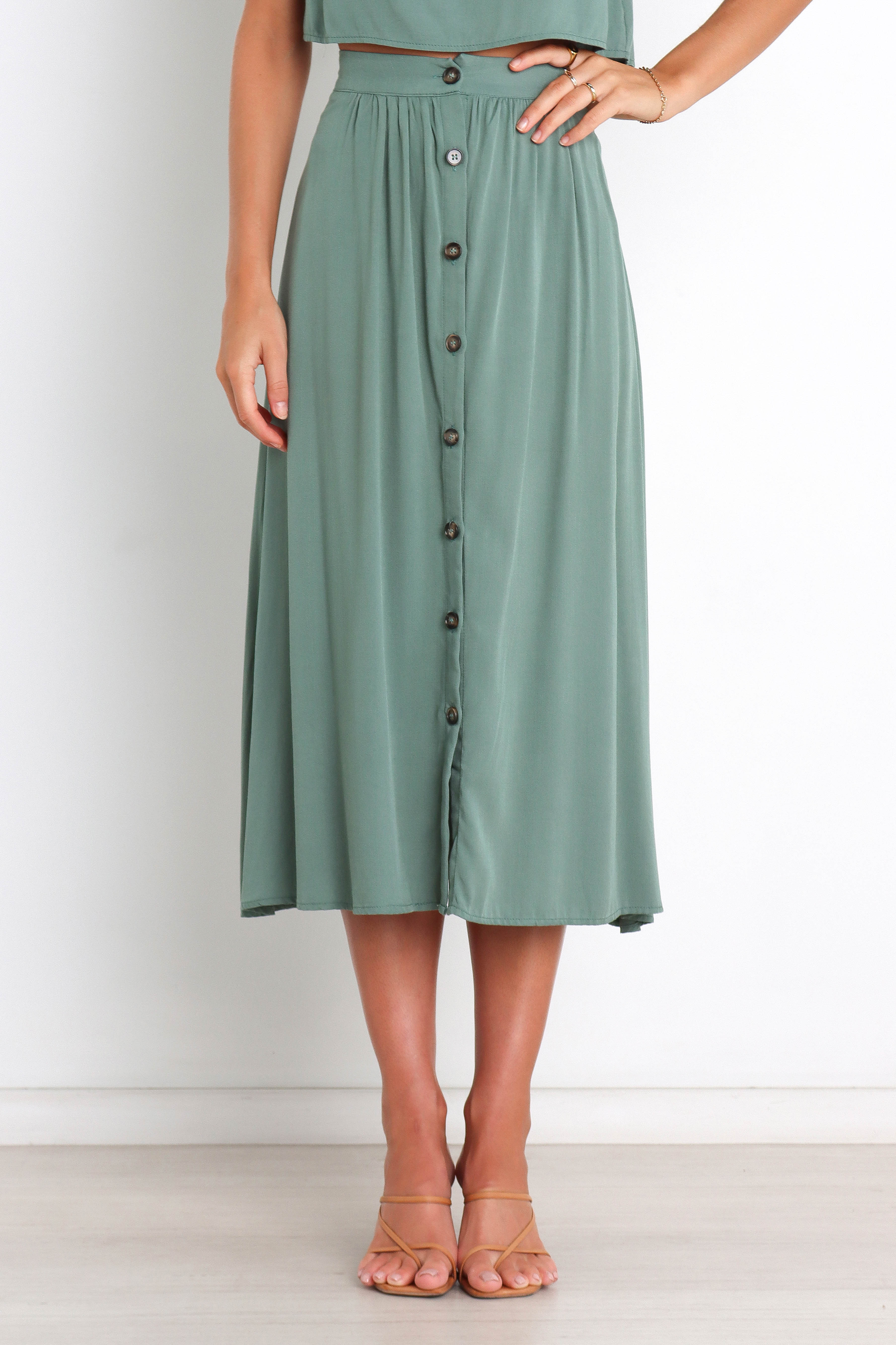 Ava — Woven Mini Skirt | Clean A-Line | Fresh & Modern Styling