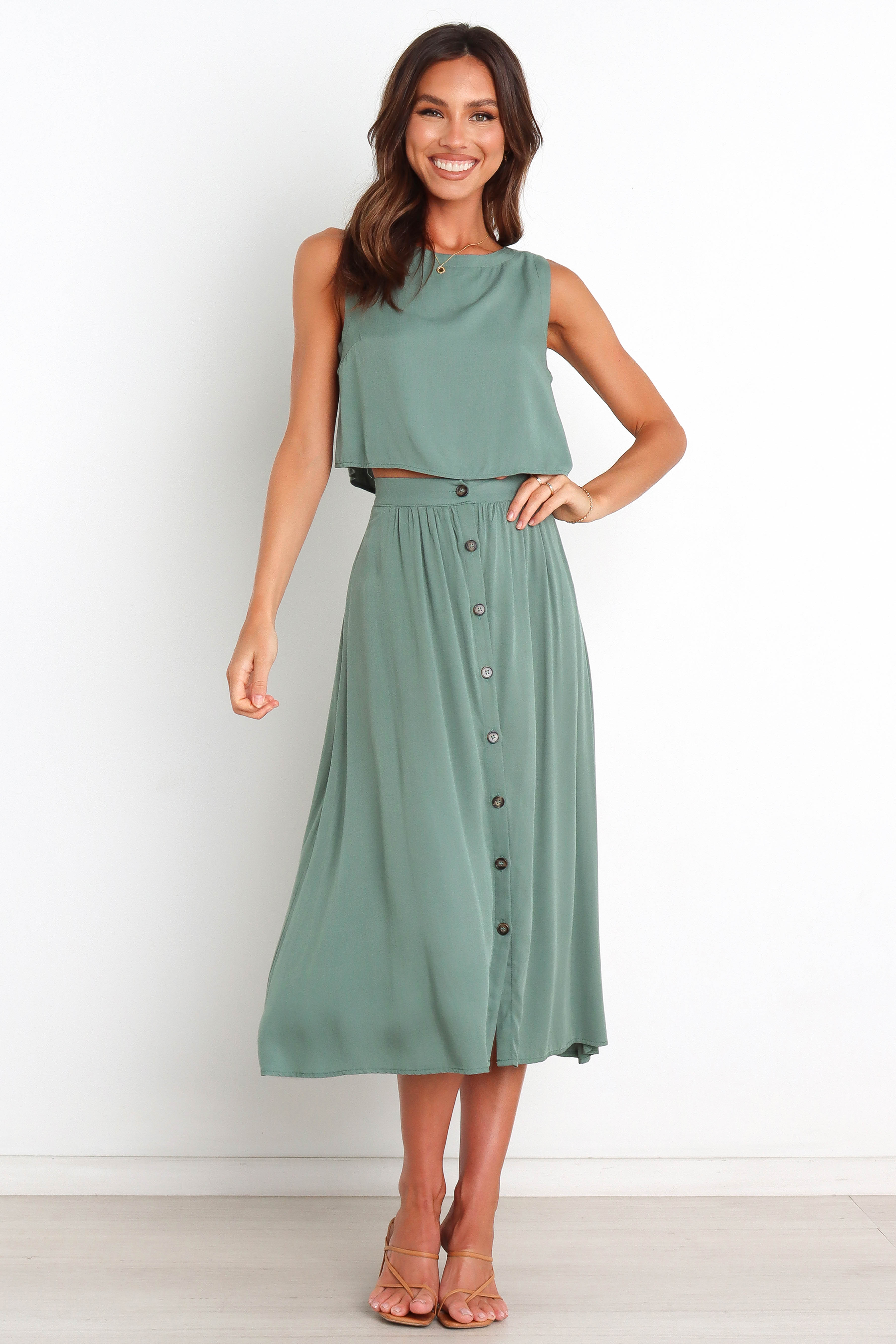 Ava — Lightweight Woven Crop Top | Relaxed Fit | Fresh & Easy Style