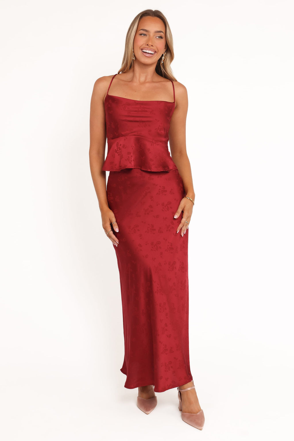 Belle — Woven Two-Piece Set | Polished Silhouette | Office & Weekend