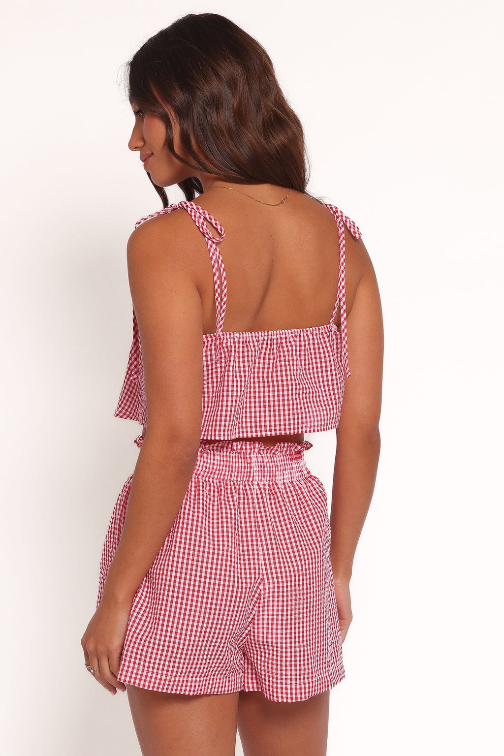 Callum — Gingham Short Set | Cropped Top & Shorts | Weekend Casual