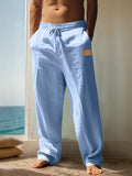 100% Cotton Breathable Trousers — Men's | Relaxed Fit | Clean & Comfortable