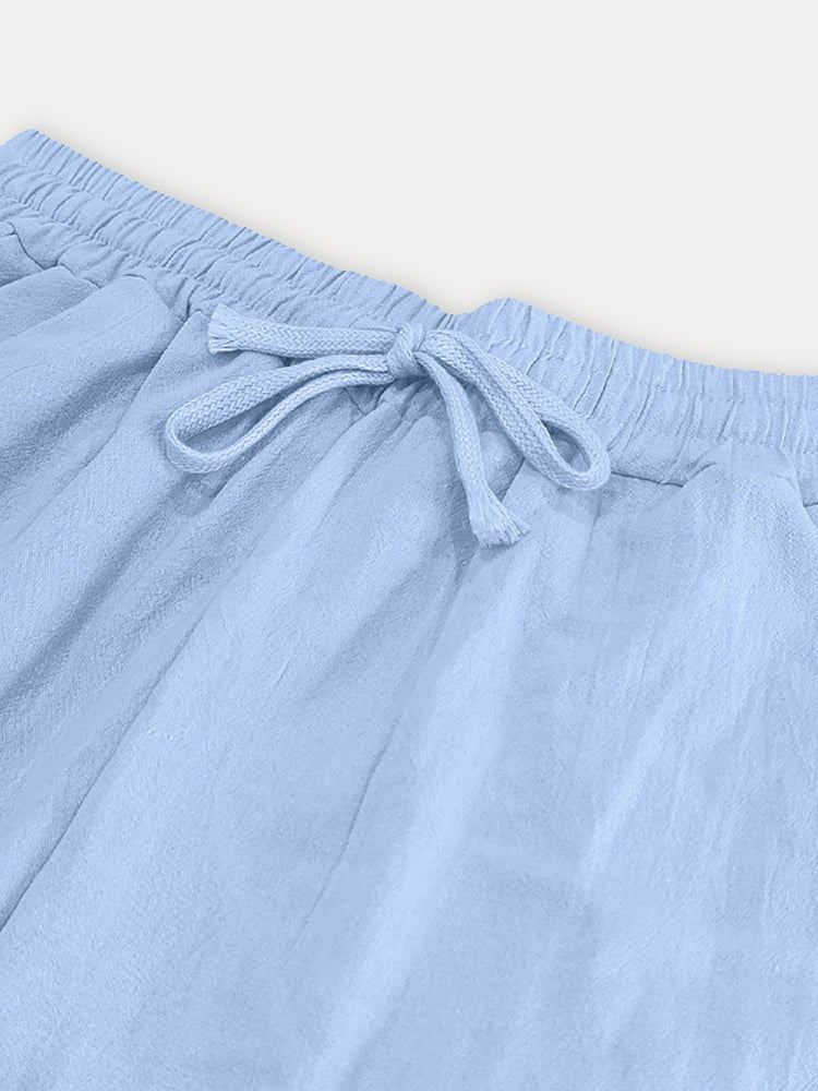 100% Cotton Breathable Trousers — Men's | Relaxed Fit | Clean & Comfortable