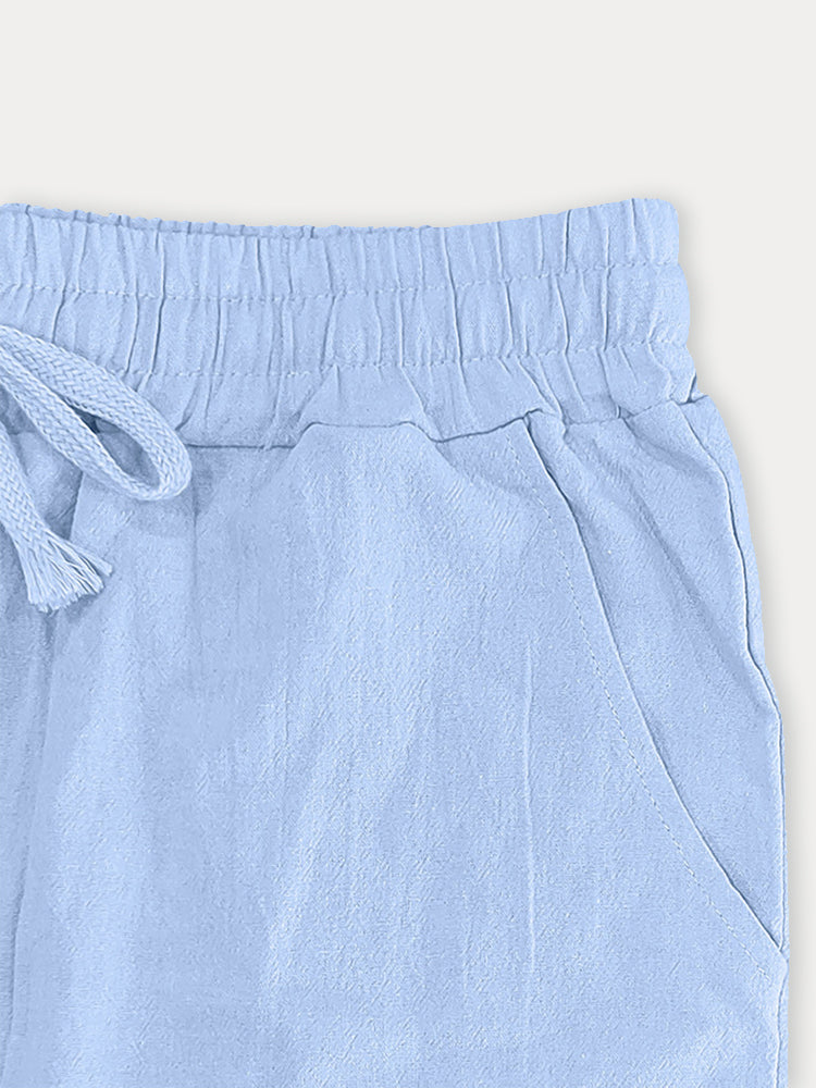 100% Cotton Breathable Trousers — Men's | Relaxed Fit | Clean & Comfortable