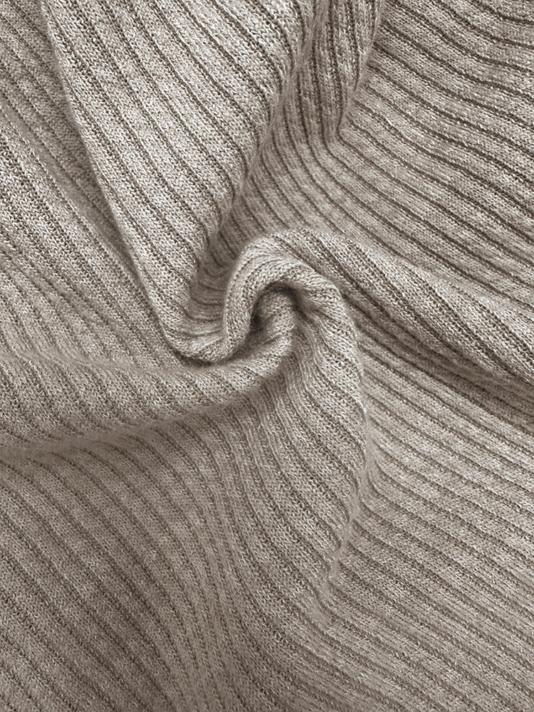 Cross-Placket Knit Pullover — Men's | Relaxed Fit | Clean Essential