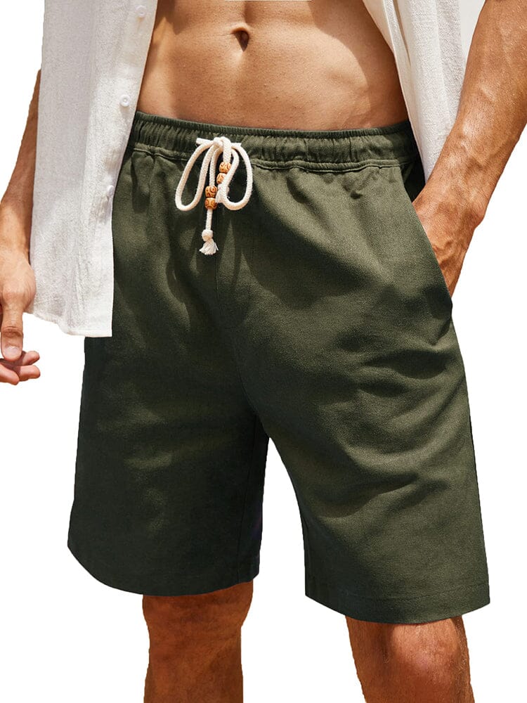 Linen Holiday Shorts — Men's | Relaxed Fit | Breathable Summer Essential