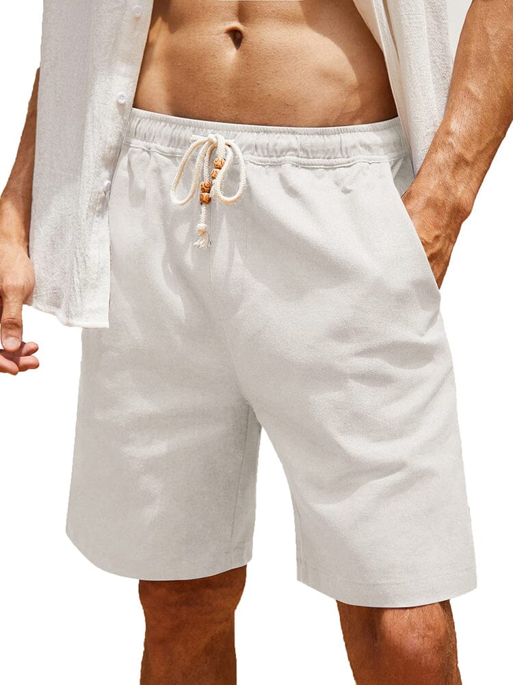 Linen Holiday Shorts — Men's | Relaxed Fit | Breathable Summer Essential