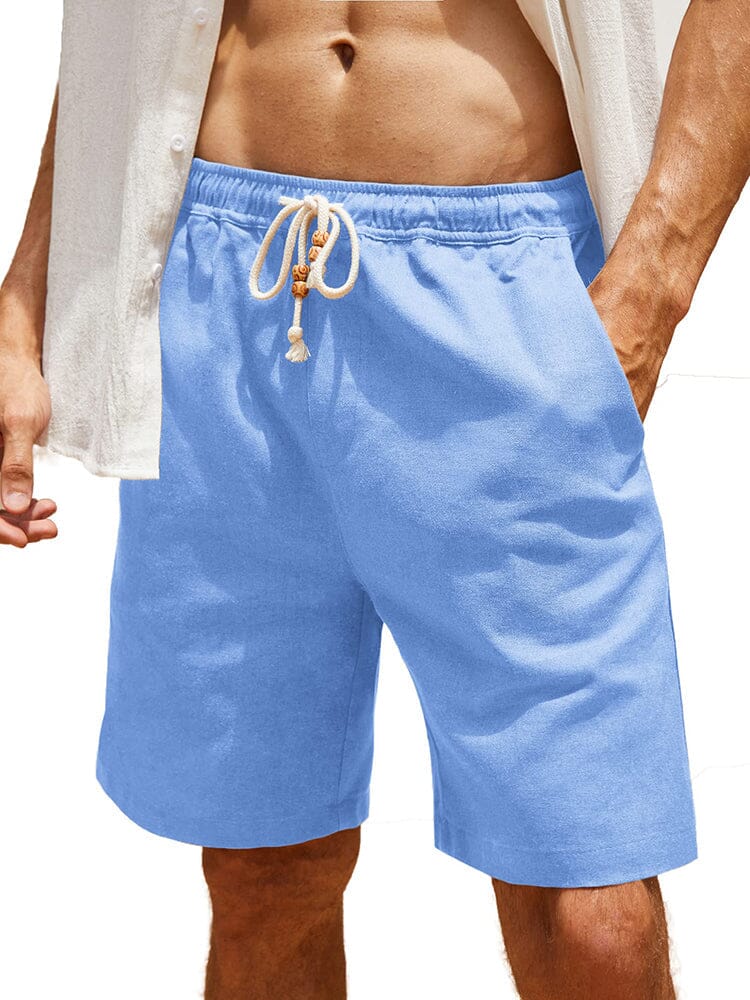 Linen Holiday Shorts — Men's | Relaxed Fit | Breathable Summer Essential