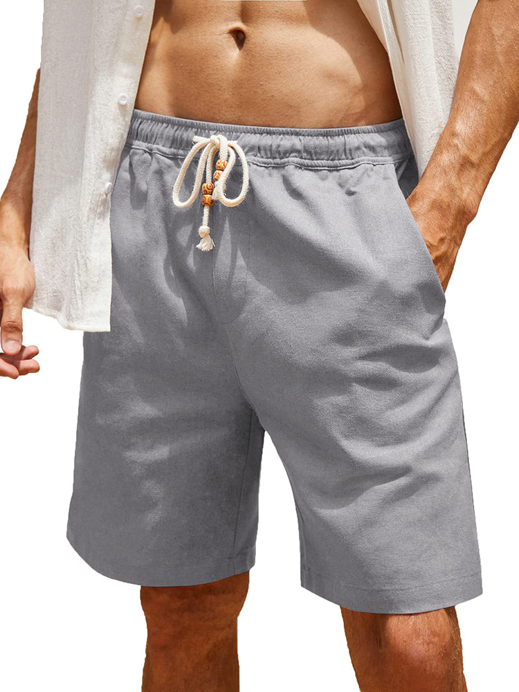 Linen Holiday Shorts — Men's | Relaxed Fit | Breathable Summer Essential