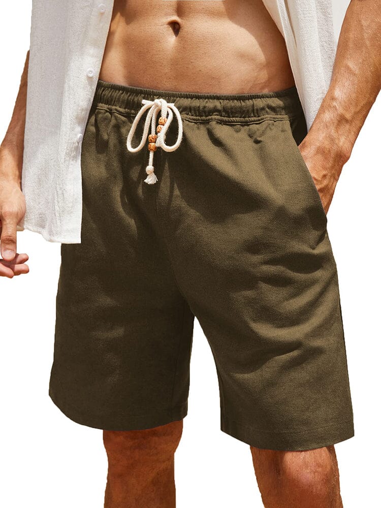 Linen Holiday Shorts — Men's | Relaxed Fit | Breathable Summer Essential