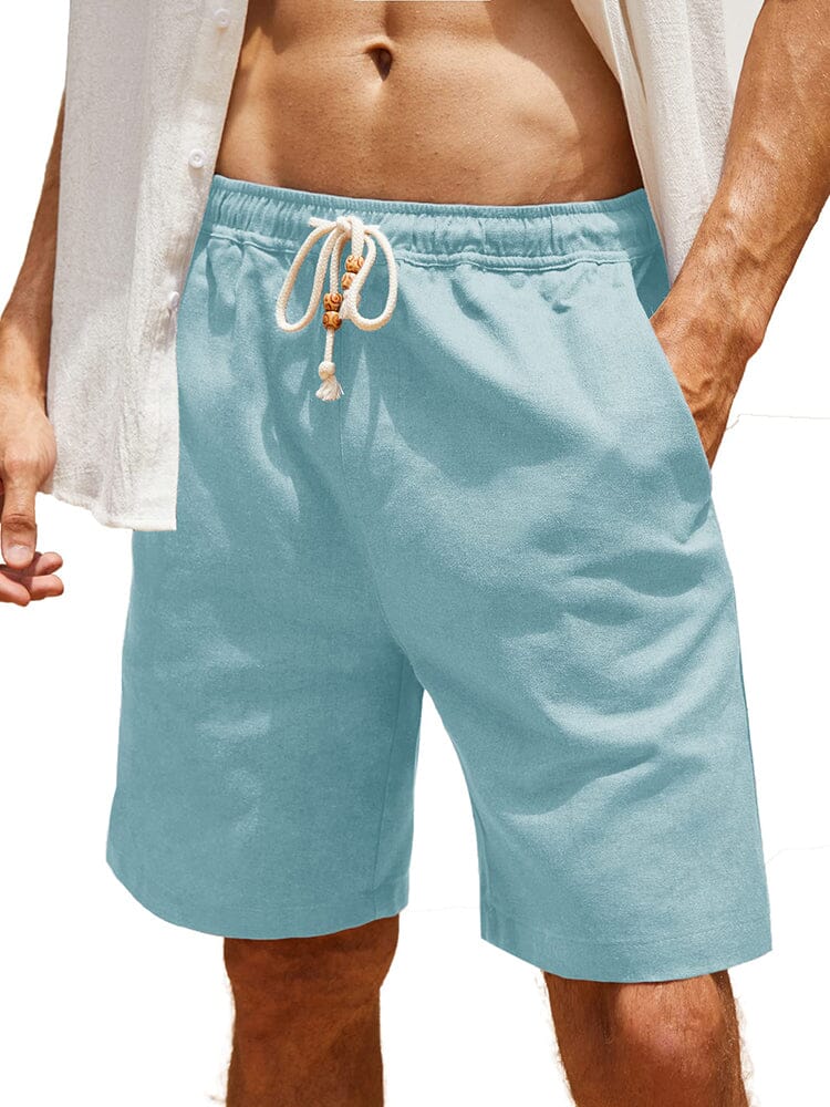 Linen Holiday Shorts — Men's | Relaxed Fit | Breathable Summer Essential