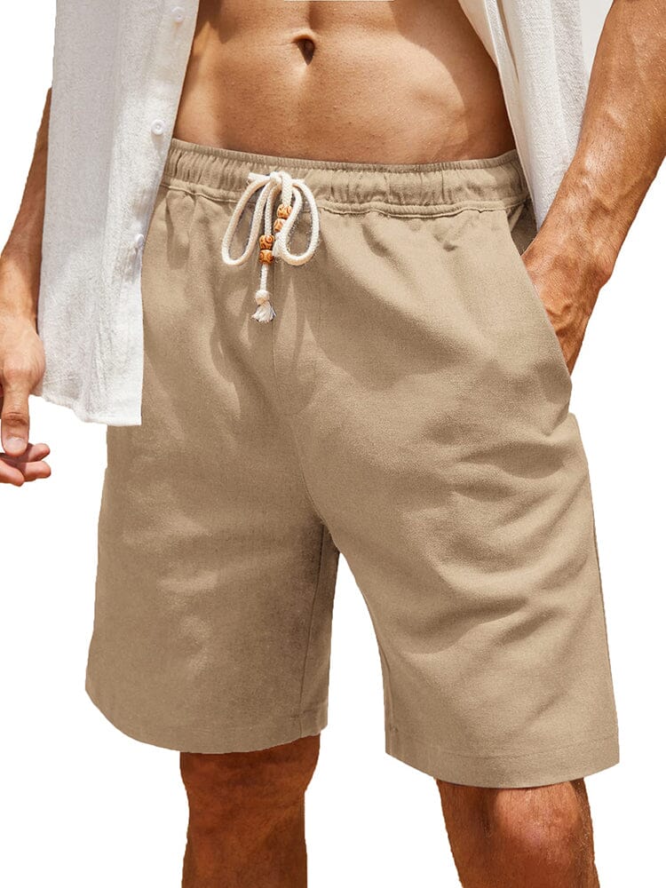 Linen Holiday Shorts — Men's | Relaxed Fit | Breathable Summer Essential