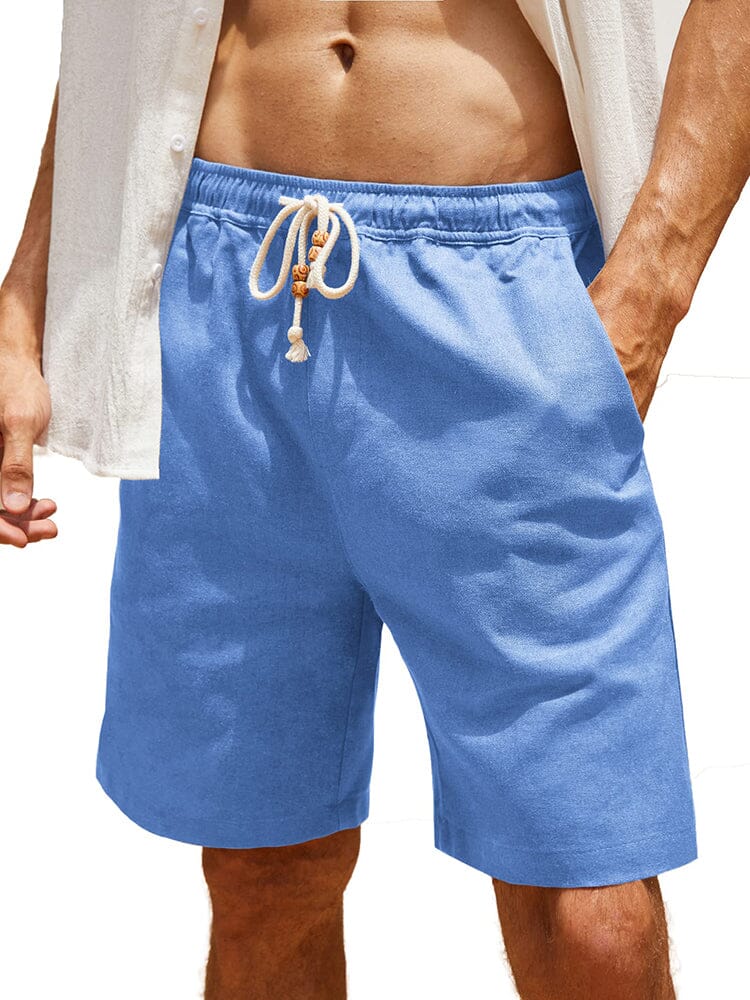 Linen Holiday Shorts — Men's | Relaxed Fit | Breathable Summer Essential