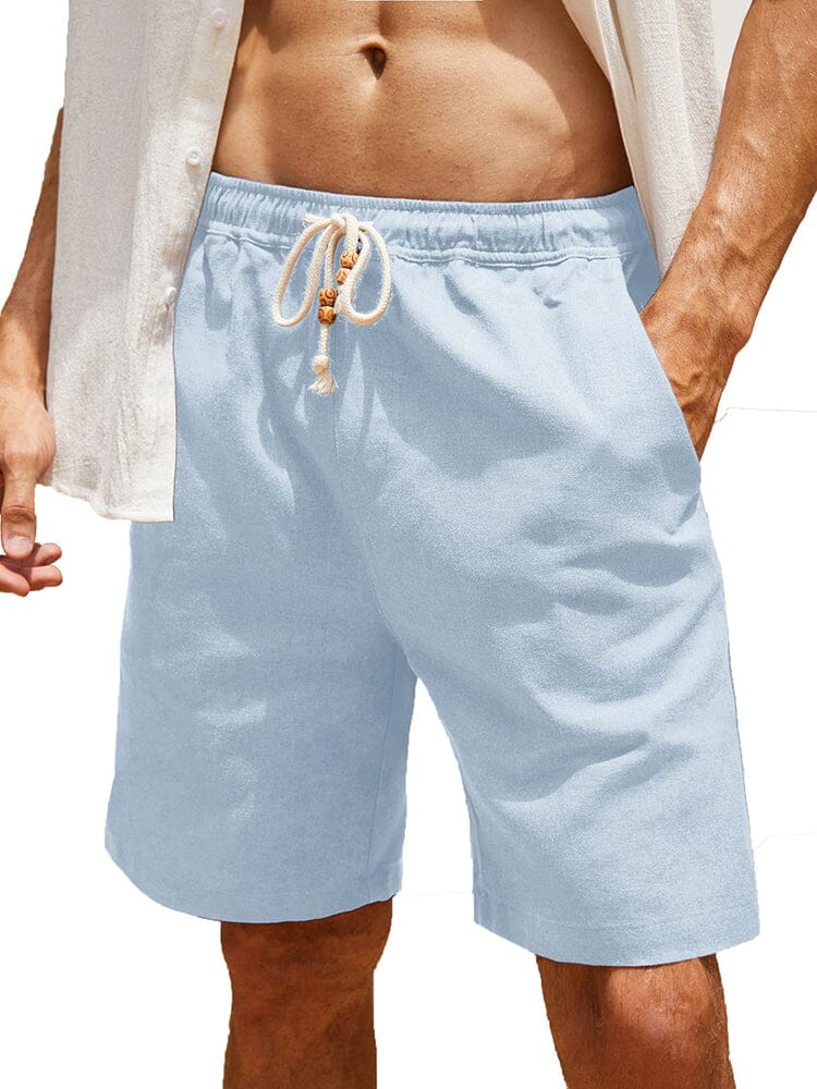 Linen Holiday Shorts — Men's | Relaxed Fit | Breathable Summer Essential