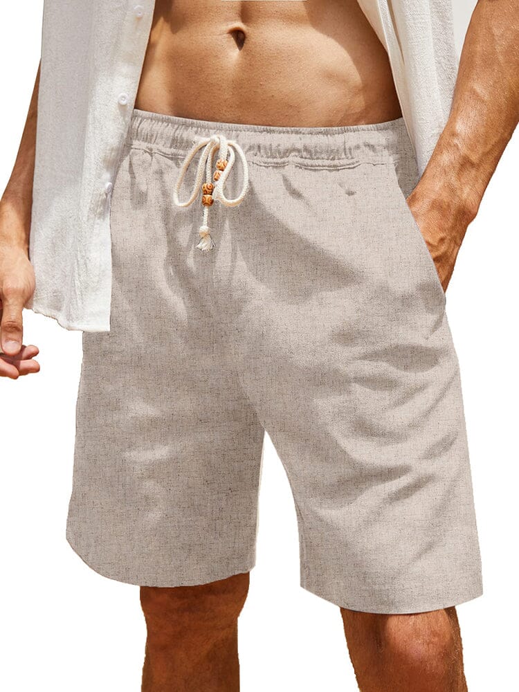 Linen Holiday Shorts — Men's | Relaxed Fit | Breathable Summer Essential