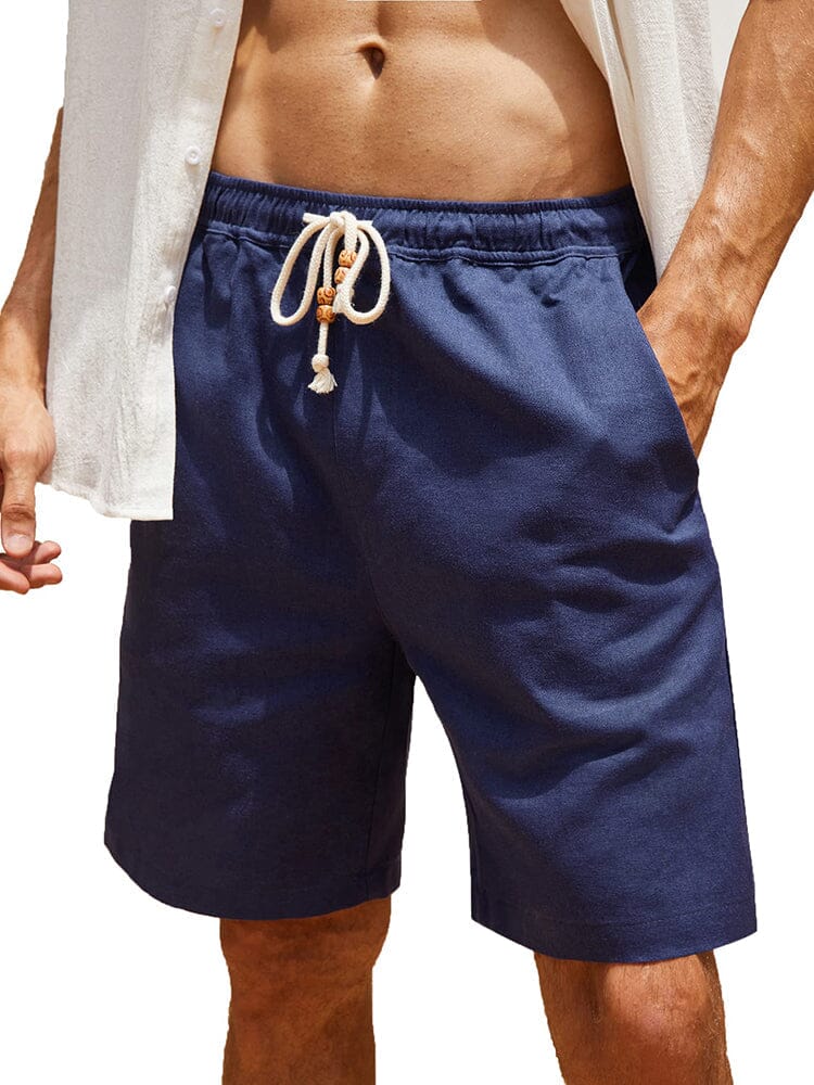 Linen Holiday Shorts — Men's | Relaxed Fit | Breathable Summer Essential