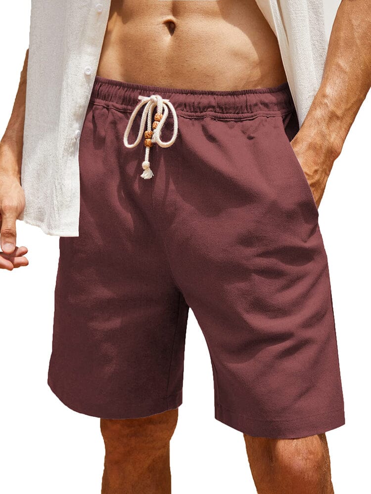 Linen Holiday Shorts — Men's | Relaxed Fit | Breathable Summer Essential