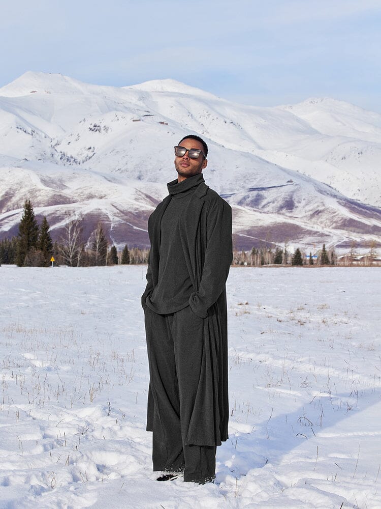 Soft Cotton Blend Three-Piece Set — Men's | Tailored Relaxed Fit | Smart Casual
