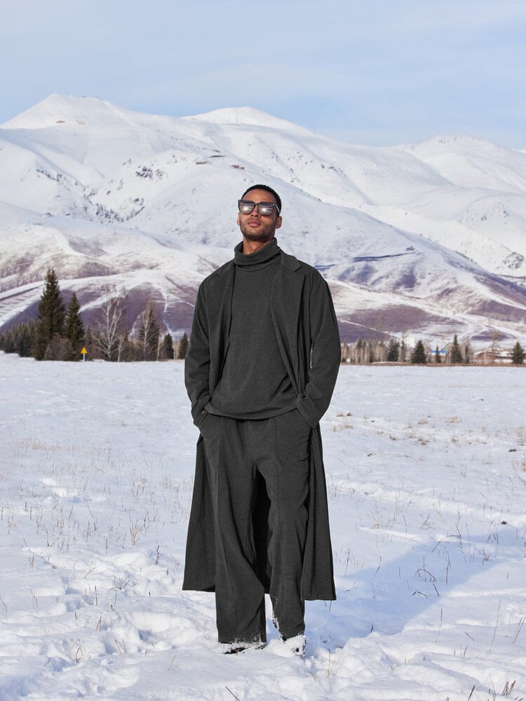 Soft Cotton Blend Three-Piece Set — Men's | Tailored Relaxed Fit | Smart Casual