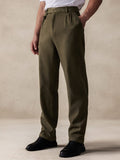 Stretch Faux Suede Trousers — Men's | Slim Fit | Sleek Smart-Casual