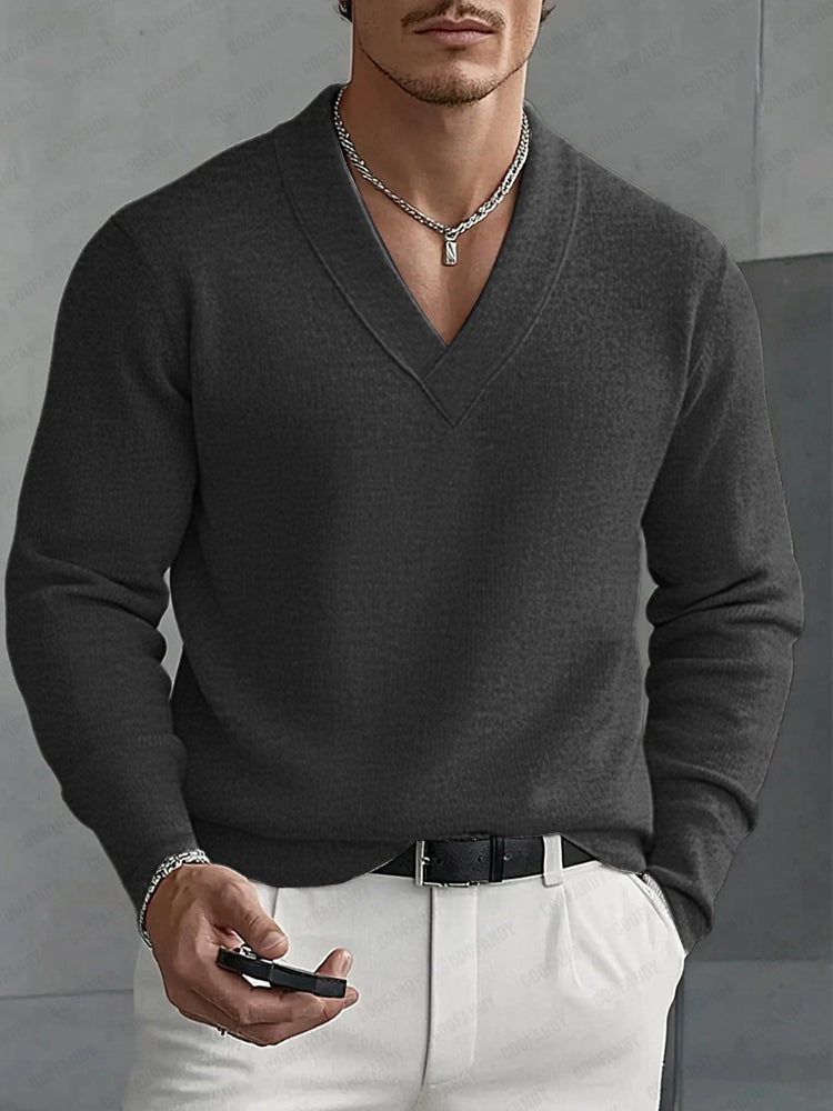Long-Sleeve Woven Undershirt — Men's | Fitted Layering Fit | Versatile Essential