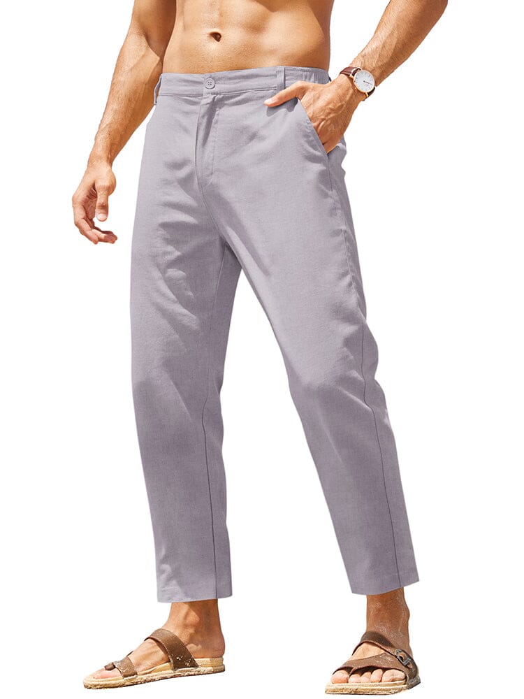 Breathable Linen Trousers — Men's | Relaxed Fit | Timeless Summer Staple