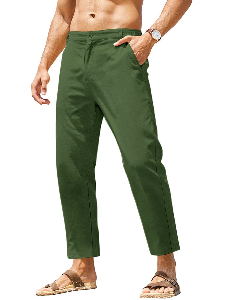 Breathable Linen Trousers — Men's | Relaxed Fit | Timeless Summer Staple