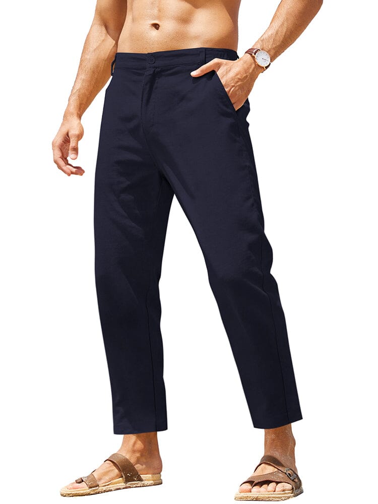 Breathable Linen Trousers — Men's | Relaxed Fit | Timeless Summer Staple