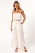 Clementine — Airy Wide-Leg Pant Set | Lightweight Woven | Clean & Minimal