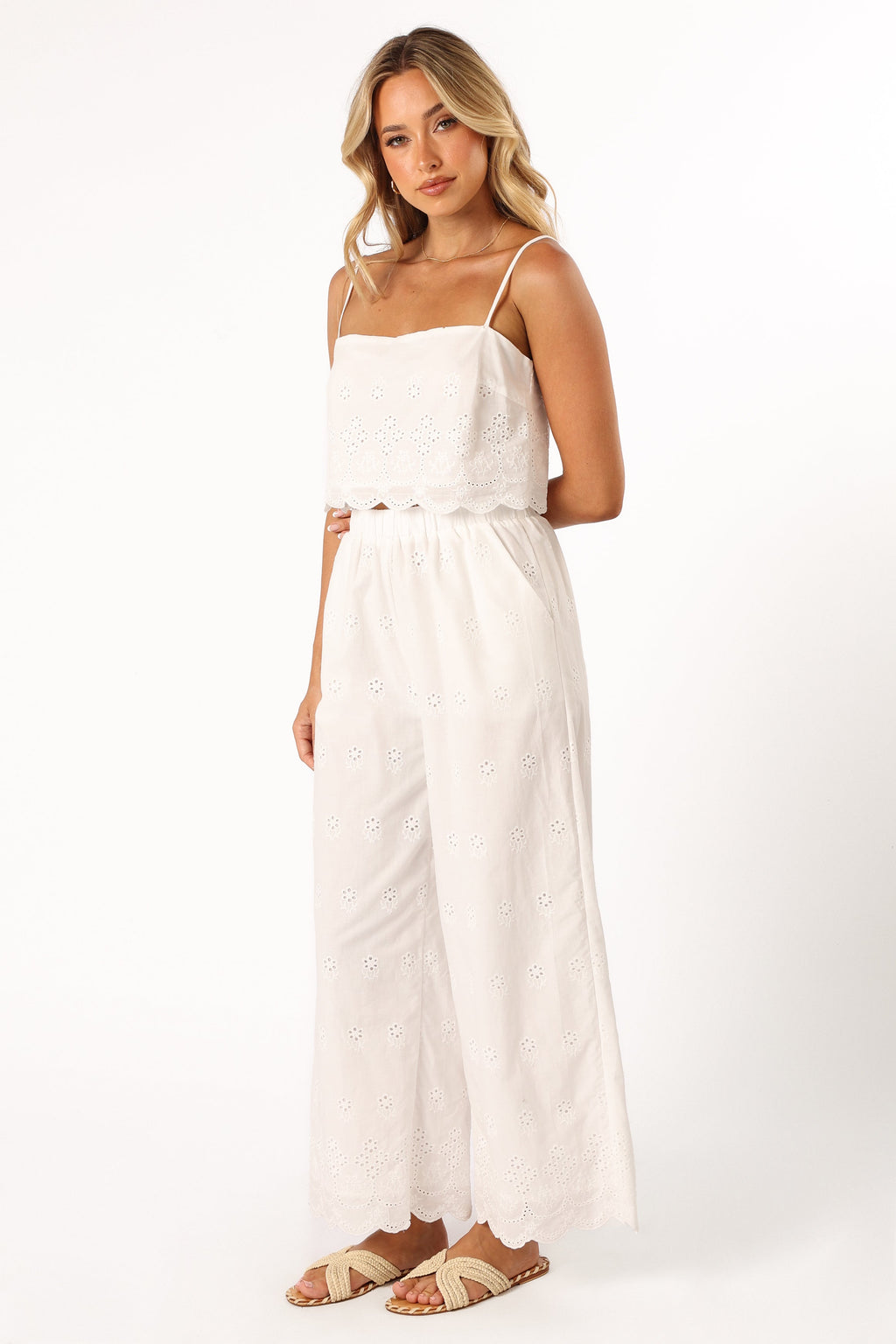 Clementine — Airy Wide-Leg Pant Set | Lightweight Woven | Clean & Minimal
