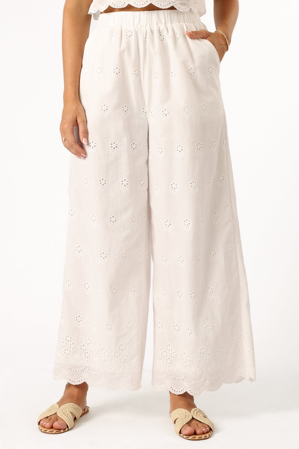 Clementine — Airy Wide-Leg Pant Set | Lightweight Woven | Clean & Minimal