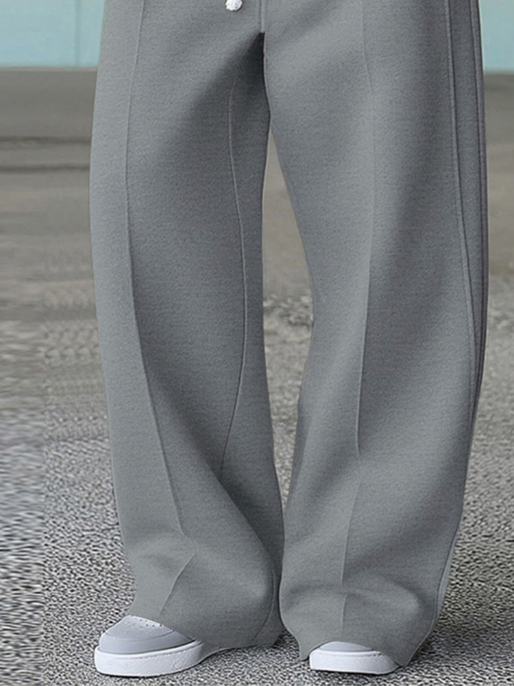 Stretch Wide-Leg Active Trousers — Men's | Relaxed Fit | Versatile Everyday