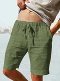 Drawstring Linen Shorts — Men's | Relaxed Fit | Breathable Summer Essential
