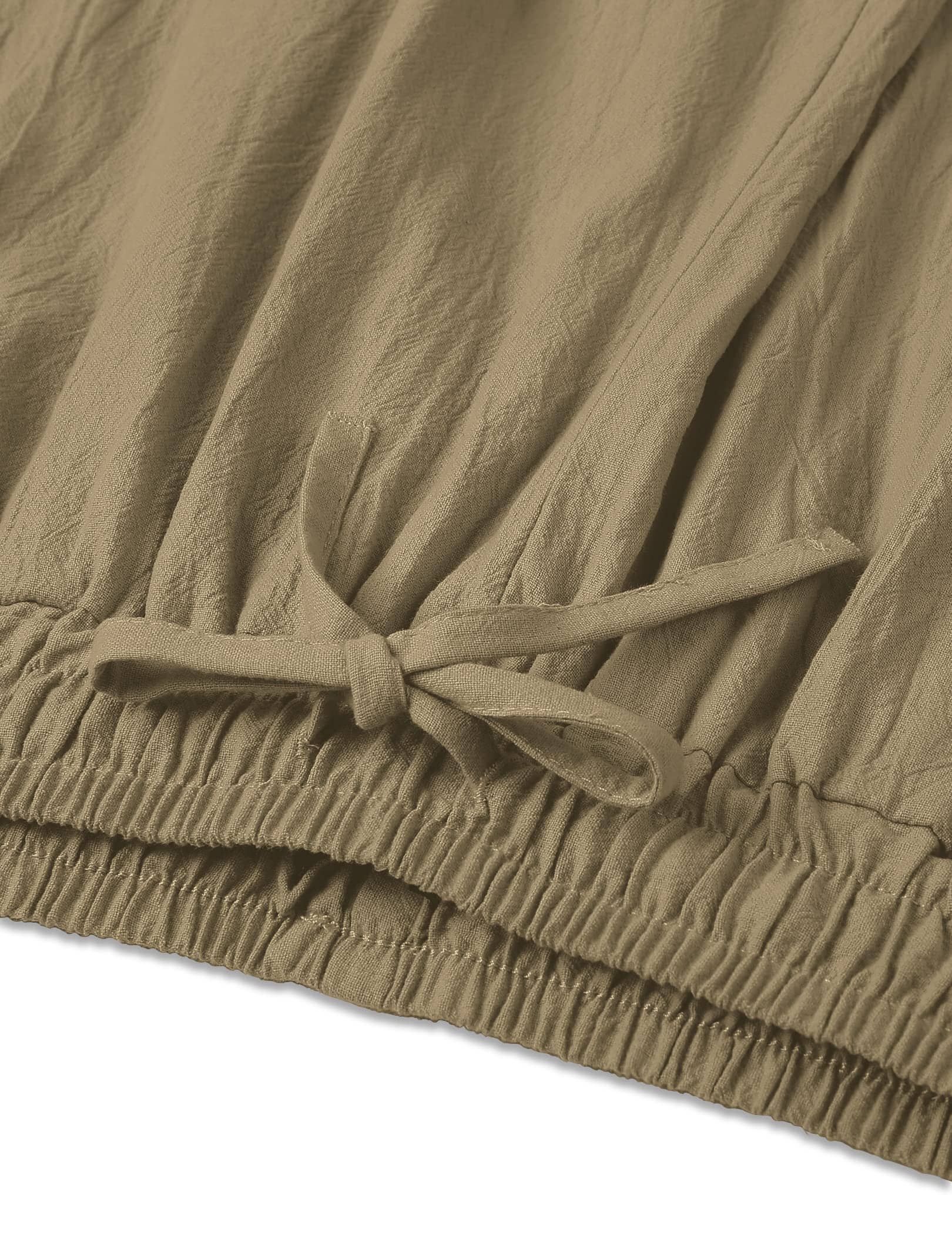 Cotton Linen Loose Yoga Pants — Men's | Wide-Leg Relaxed Fit | Breathable Essential