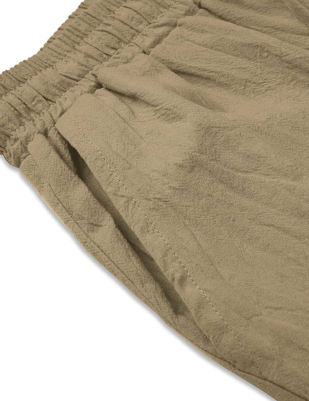 Cotton Linen Loose Yoga Pants — Men's | Wide-Leg Relaxed Fit | Breathable Essential