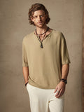 Solid Cotton Shirt — Men's | Relaxed Fit | Clean Weekend Essential