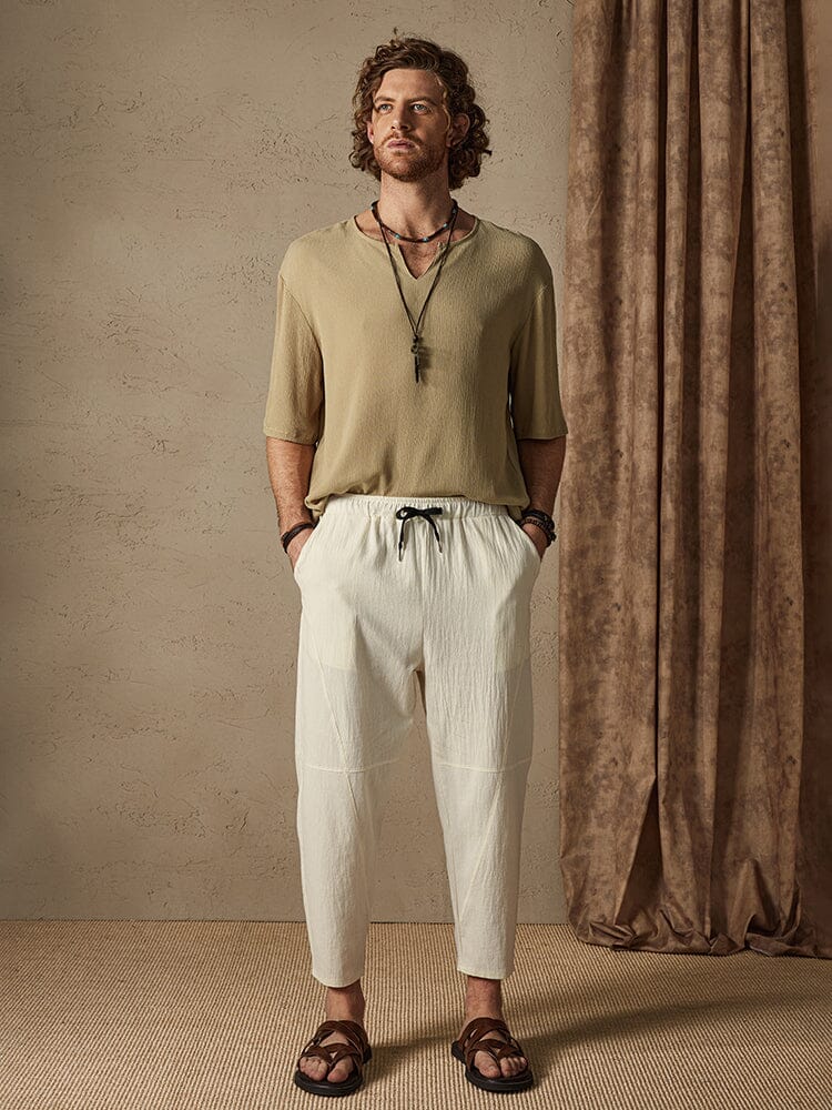 Solid Cotton Shirt — Men's | Relaxed Fit | Clean Weekend Essential