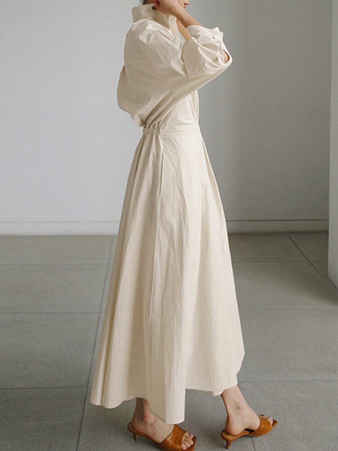 Eden — Sleeveless Woven Maxi Dress | Flowing Length | Elevated Everyday